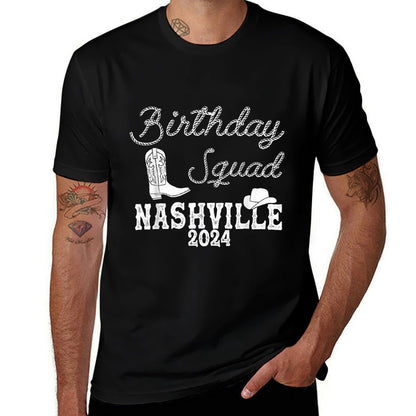 Nashville Birthday Trip, Nashville Birthday Squad  Eco-friendly Material T-Shirt