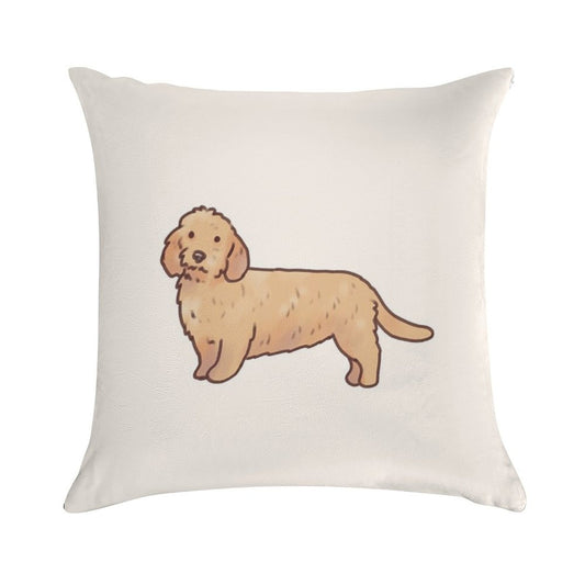 Basset Fauve De Bretagne Soft Decorative Cover Throw Pillow