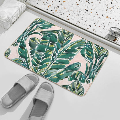 BIG FEELINGS BANANA LEAF TROPICAL  Long-Lasting Bath Mat