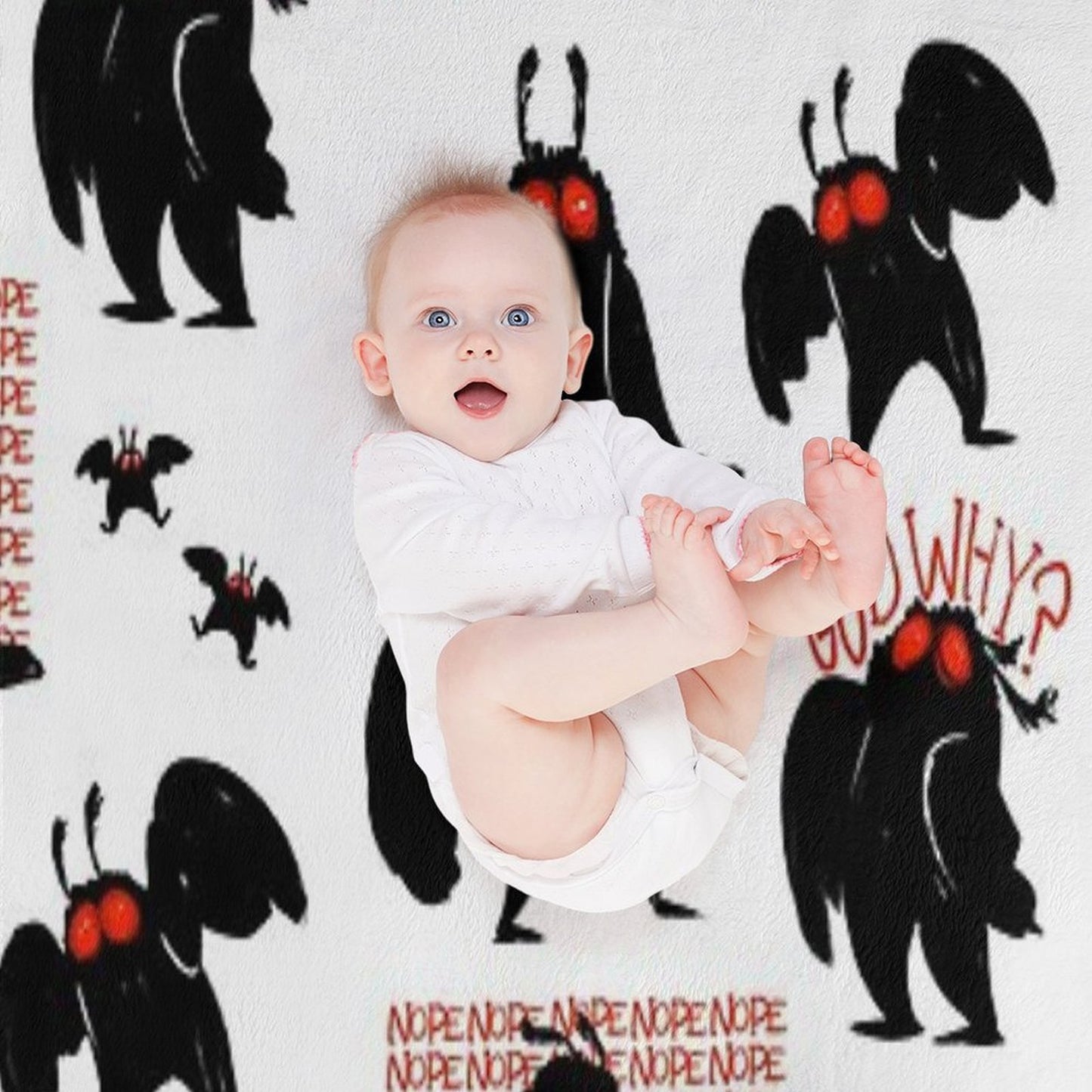 And It's Mothman! Durable Throw Blanket