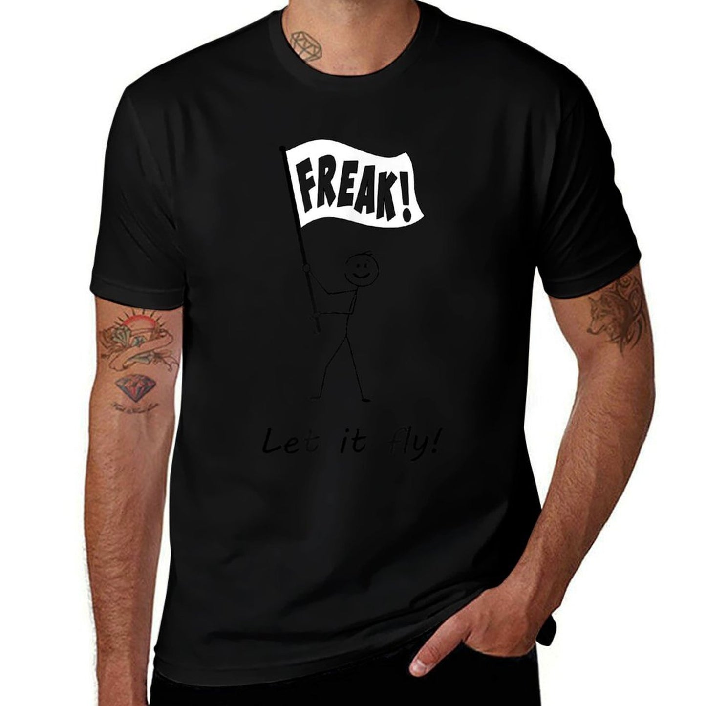 Freak Flag! Let It Fly!  Eco-friendly Material T-Shirt