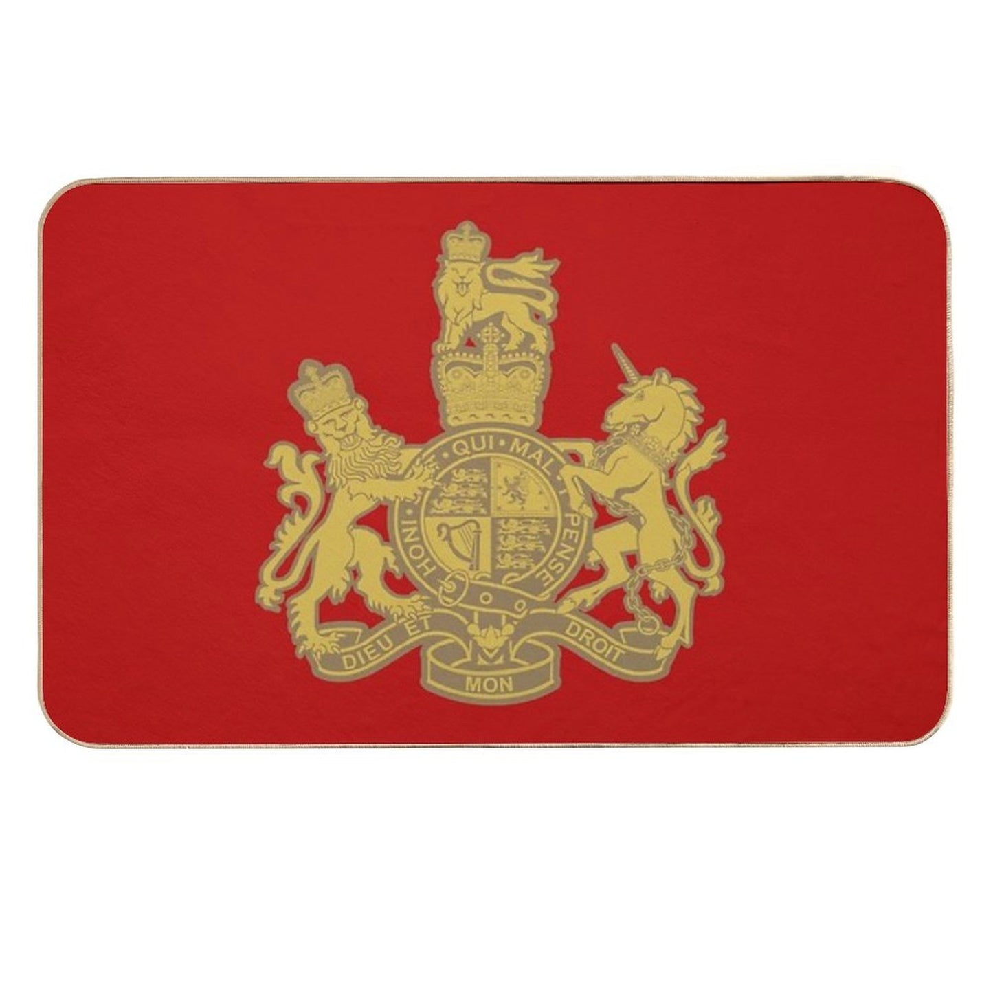 BRITISH ROYAL COAT OF ARMS  Long-Lasting Bath Mat