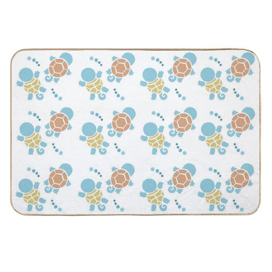 Poke Tiny Turtles Durable Bath Mat