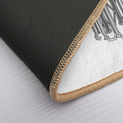 Sacramento City of Trees Tower Picaflor Clothing  Long-Lasting Bath Mat