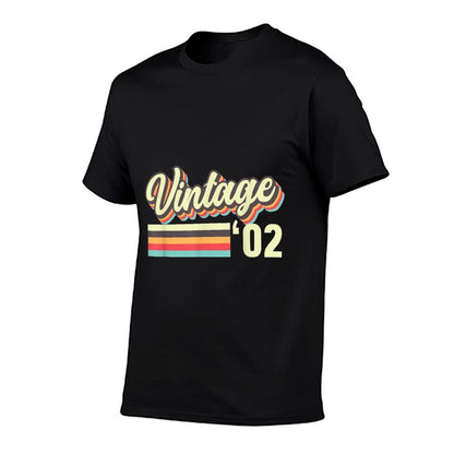 Vintage 20th Birthday T Shirt 20 Years Birthday Design  Oversized Silhouette T-Shirt