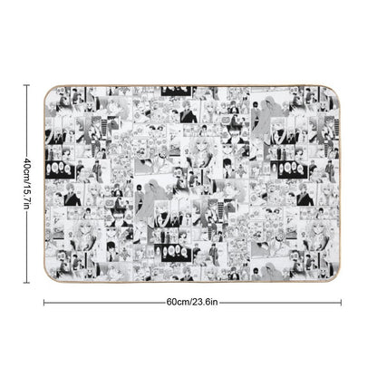 Yona of The Dawn Manga Collage  Slip-Resistant Bath Mat