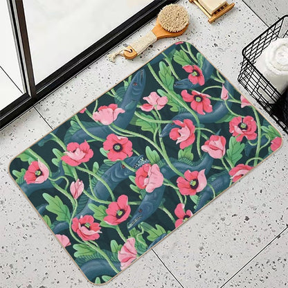 Barracuda - Midnight  Versatile Bath Mat