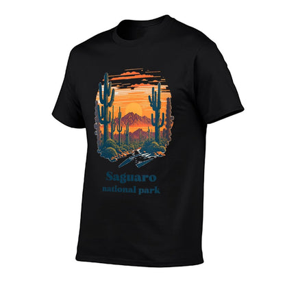 Womens Saguaro National Park Arizona Landscape Style  Relaxed-fit T-Shirt