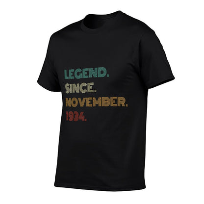 90 Years Old Legend Since November 1934 90th Birthday  Odor-resistant T-Shirt