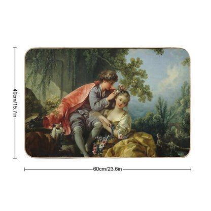 François Boucher The Four Seasons, Spring  Pet-Safe Bath Mat