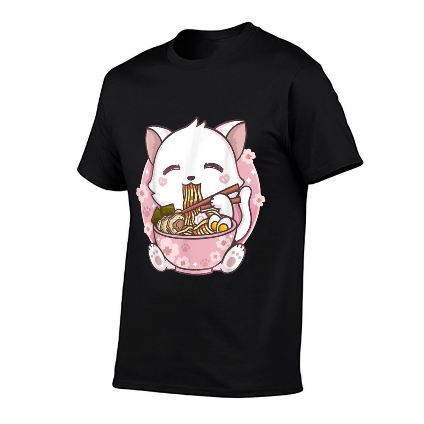 Ramen Cat Kawaii Anime  Moisture-wicking T-Shirt