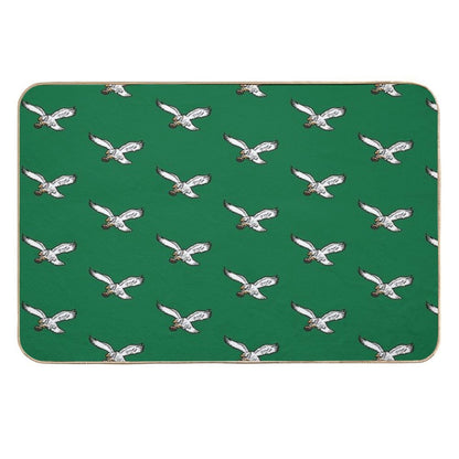 Eagles Retro Logo Kelly Green  Slip-Resistant Bath Mat