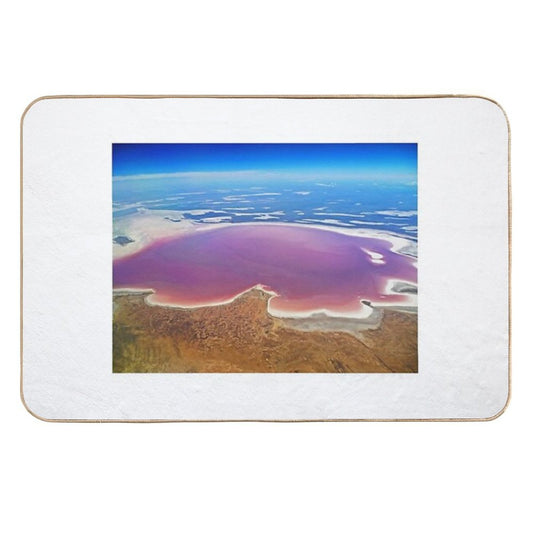 Lake Eyre - Aerial View  Pet-Safe Bath Mat