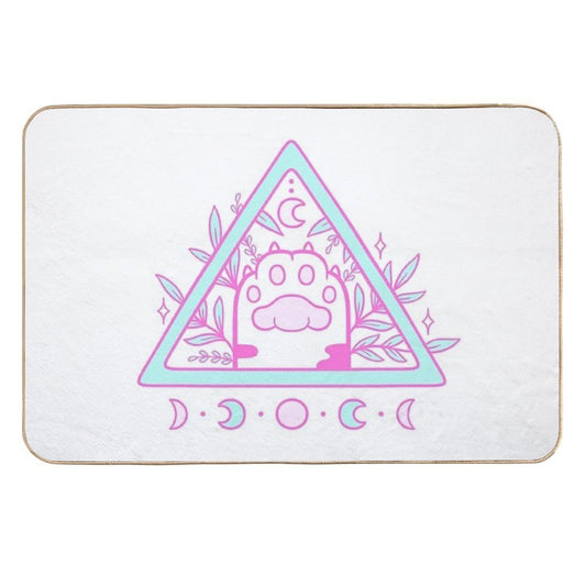 Witchy Cat Paw 02  Nikury  Slip-Resistant Bath Mat