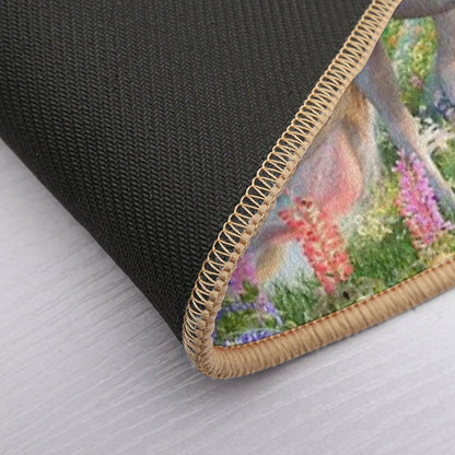 Unicorn Enchanted Forest  Slip-Resistant Bath Mat