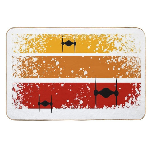 Tie Fighters Attack Durable Bath Mat