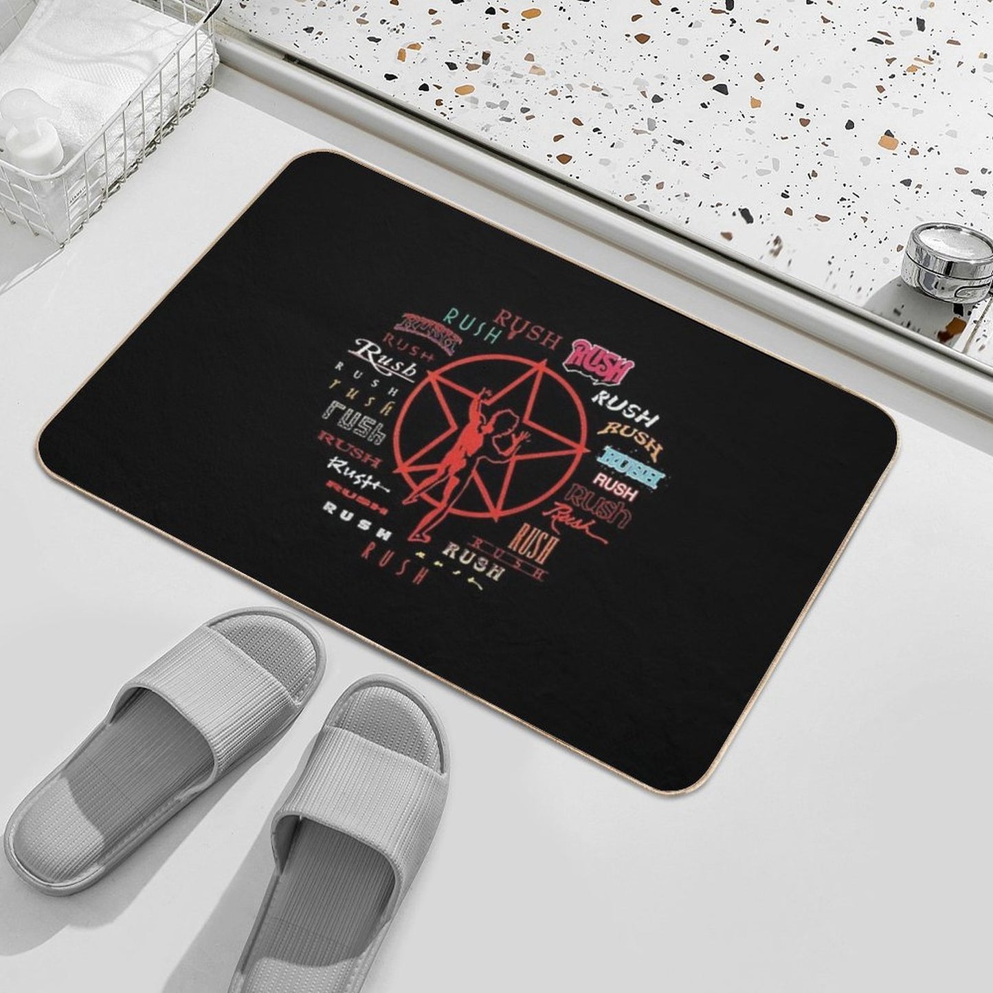 Oldies Legends Perfect Styling  Fade-Resistant Bath Mat