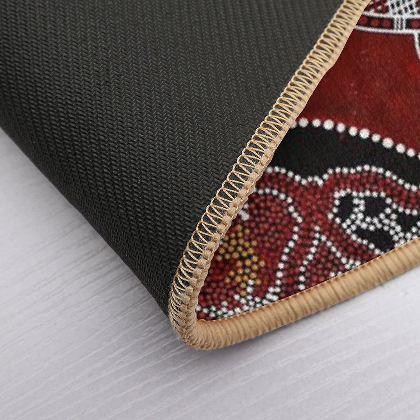 Authentic Aboriginal Art -  Turtle Dreaming  Toxin-Free Bath Mat