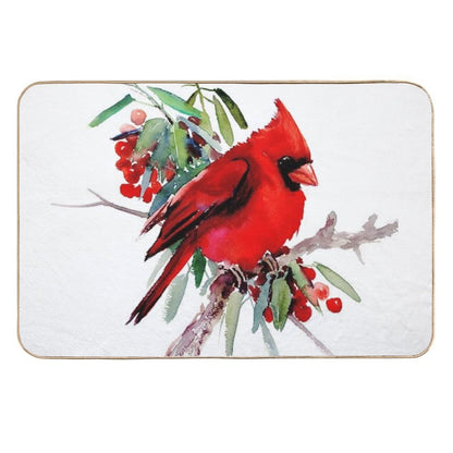 Red Cardinal  Multi-Purpose Bath Mat