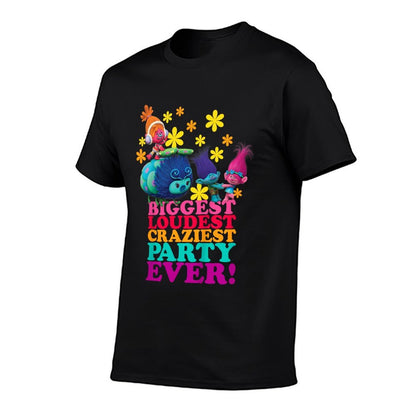 Trolls Character Party Comfortable T-Shirt