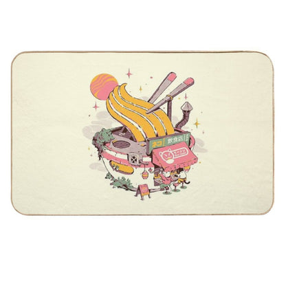 Ramen Bowl Restaurant  Pet-Safe Bath Mat
