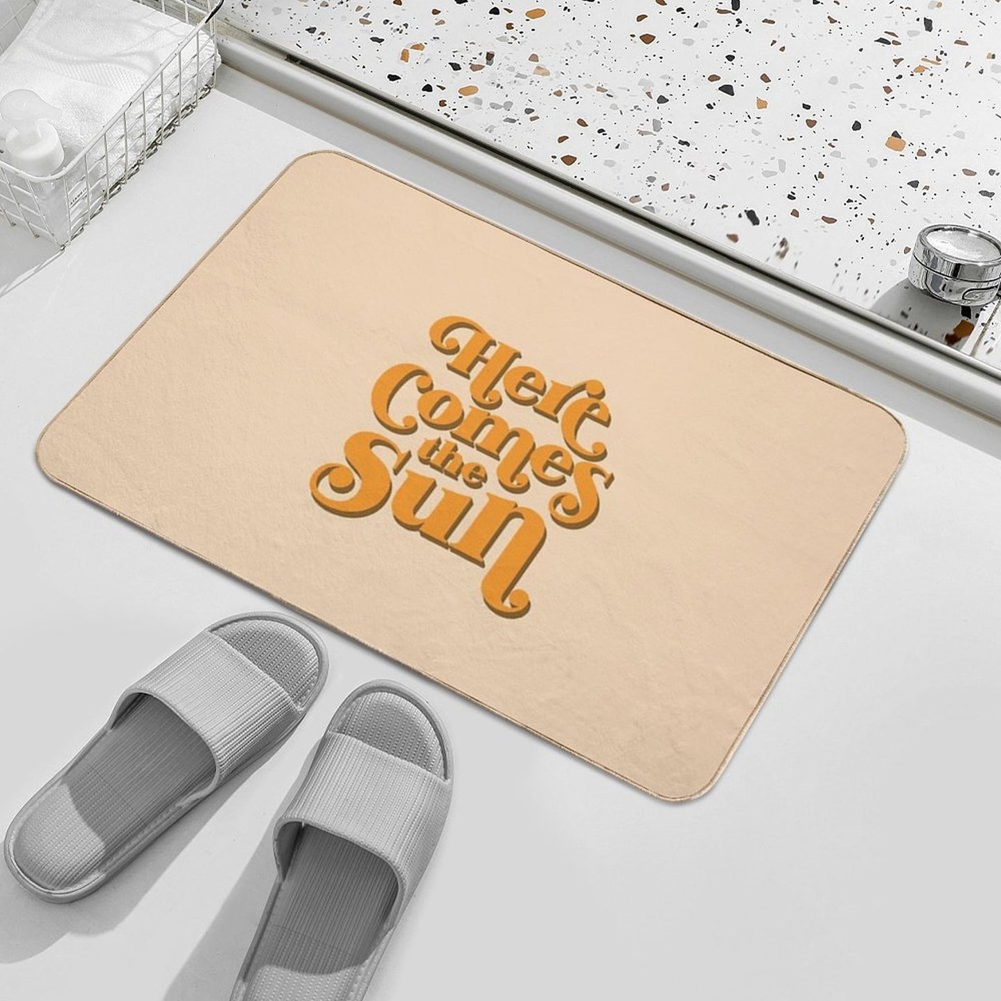 Here Comes The Sun  Long-Lasting Bath Mat