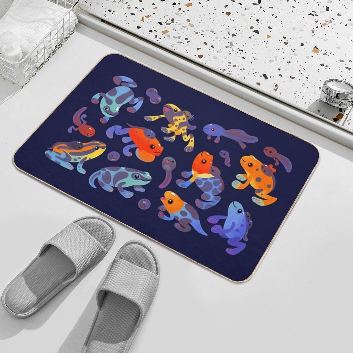 Poison Dart Frogs - Dark  High-Traffic Bath Mat
