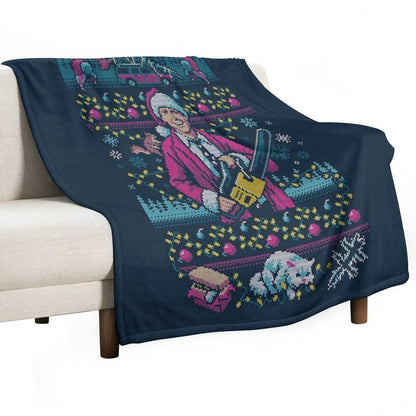 Hap, Hap, Happiest Sweater This Side of The Nuthouse Versatility Throw Blanket