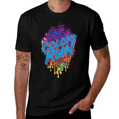 Color Run Kids Fun Race for Powder Color Runs  Soft T-Shirt