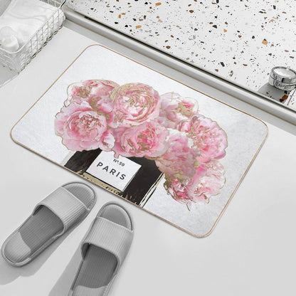 Pink Scented  Stain-Proof Bath Mat