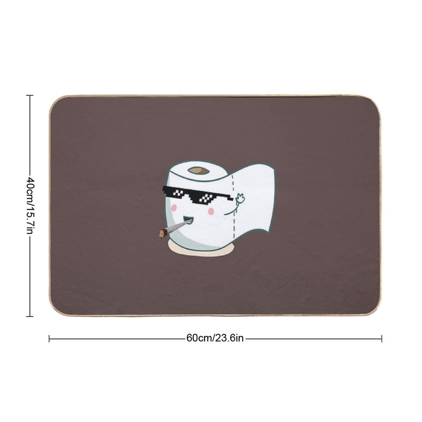 The Essential Funny And Cuddly Tp Dealer T-shirt  Pet-Safe Bath Mat