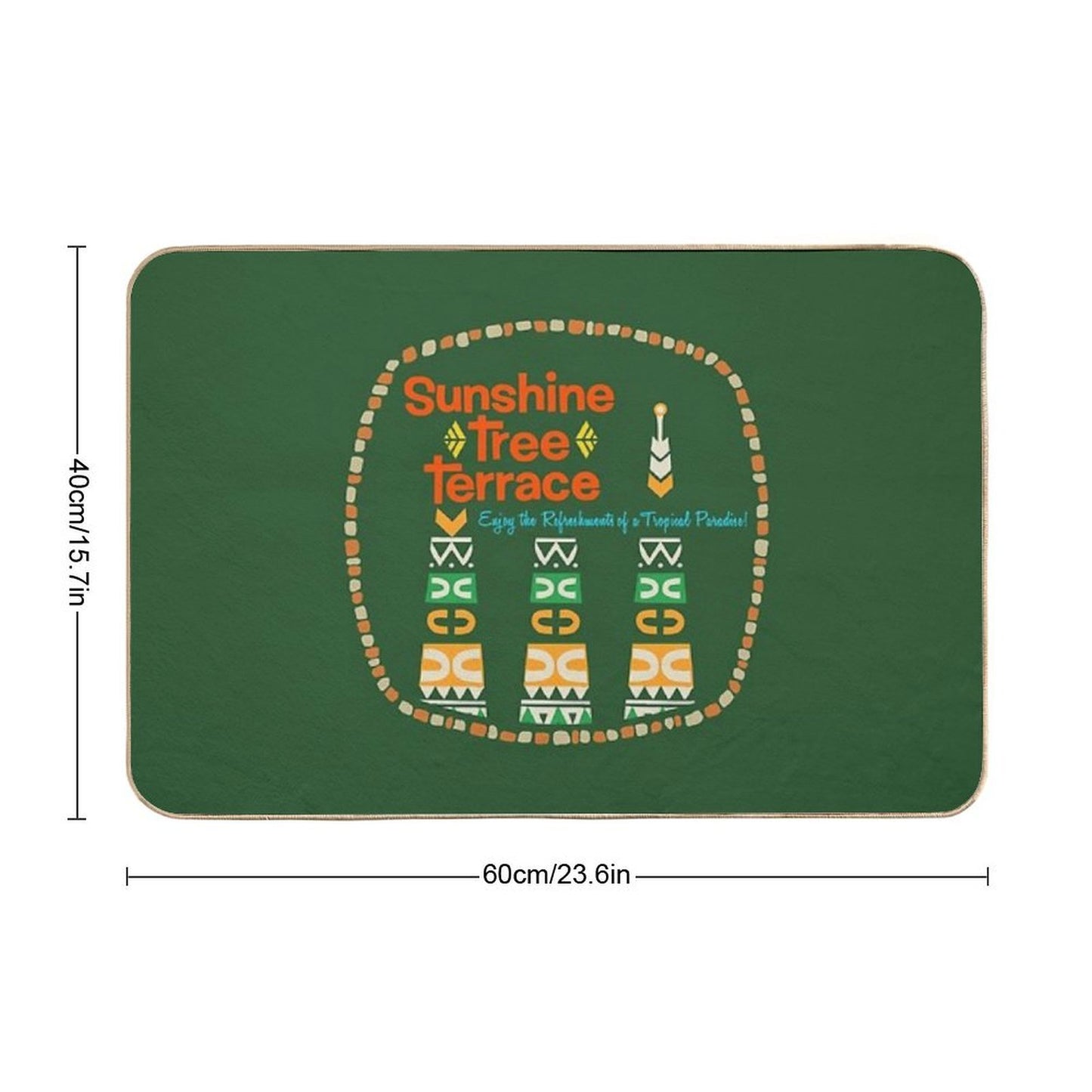 Sunshine Tree Terrace Adventureland Adventureland  Absorbent Bath Mat