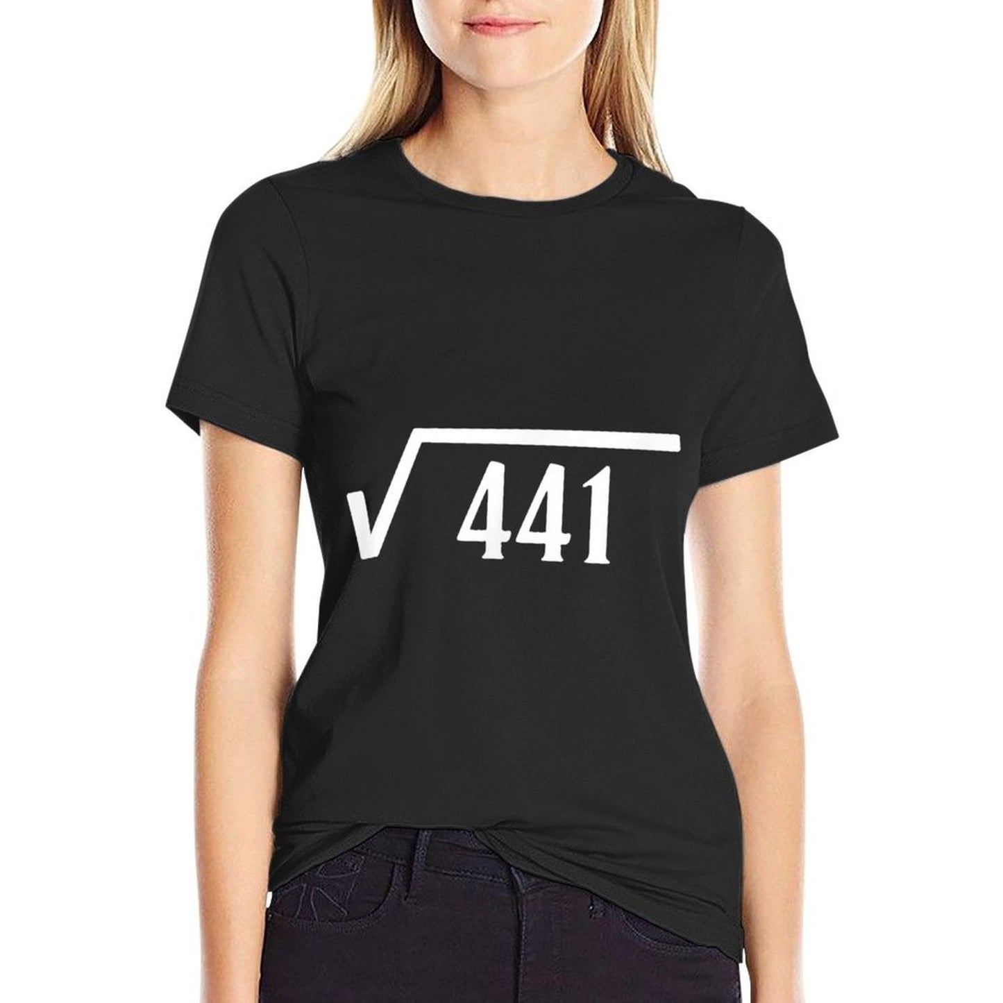 Square Root 21 Year Old Gift Funny Teacher 21st Birthday  Graphic-printed T-Shirt