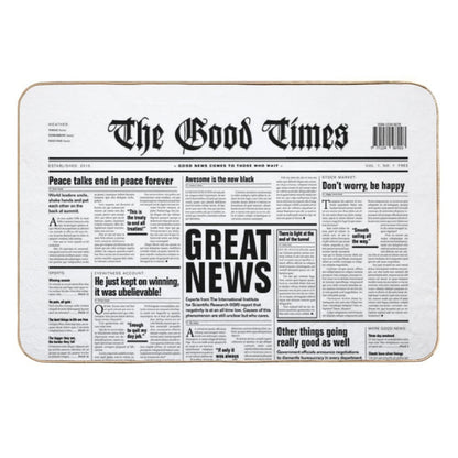 The Good Times Vol. 1, No. 1  Fade-Resistant Bath Mat