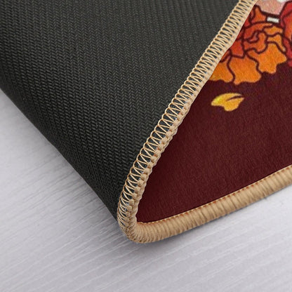 Leo Zodiac Teacup  Easy To Clean Bath Mat