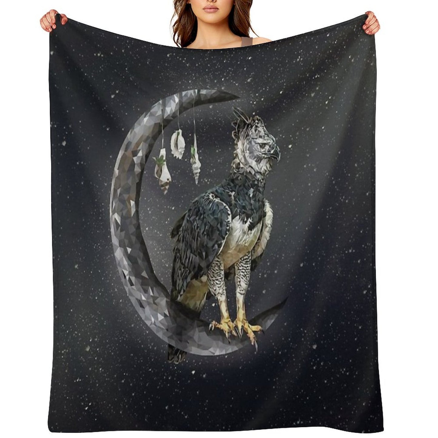 Harpy Eagle Quick-dry Throw Blanket