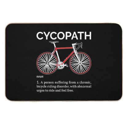 Cycopath Definition I - Red Bike  Odorless Bath Mat