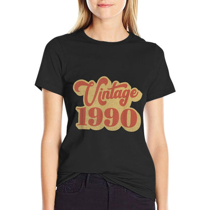 30 Years Old Gifts Vintage 1990 30th Birthday  Wrinkle-resistant T-Shirt