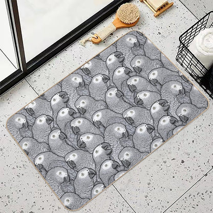 African Grey Parrots Durable Bath Mat