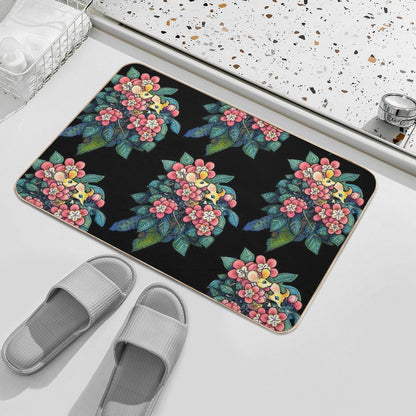 Forest Gathering, Mice And Wish.  Repositionable Bath Mat