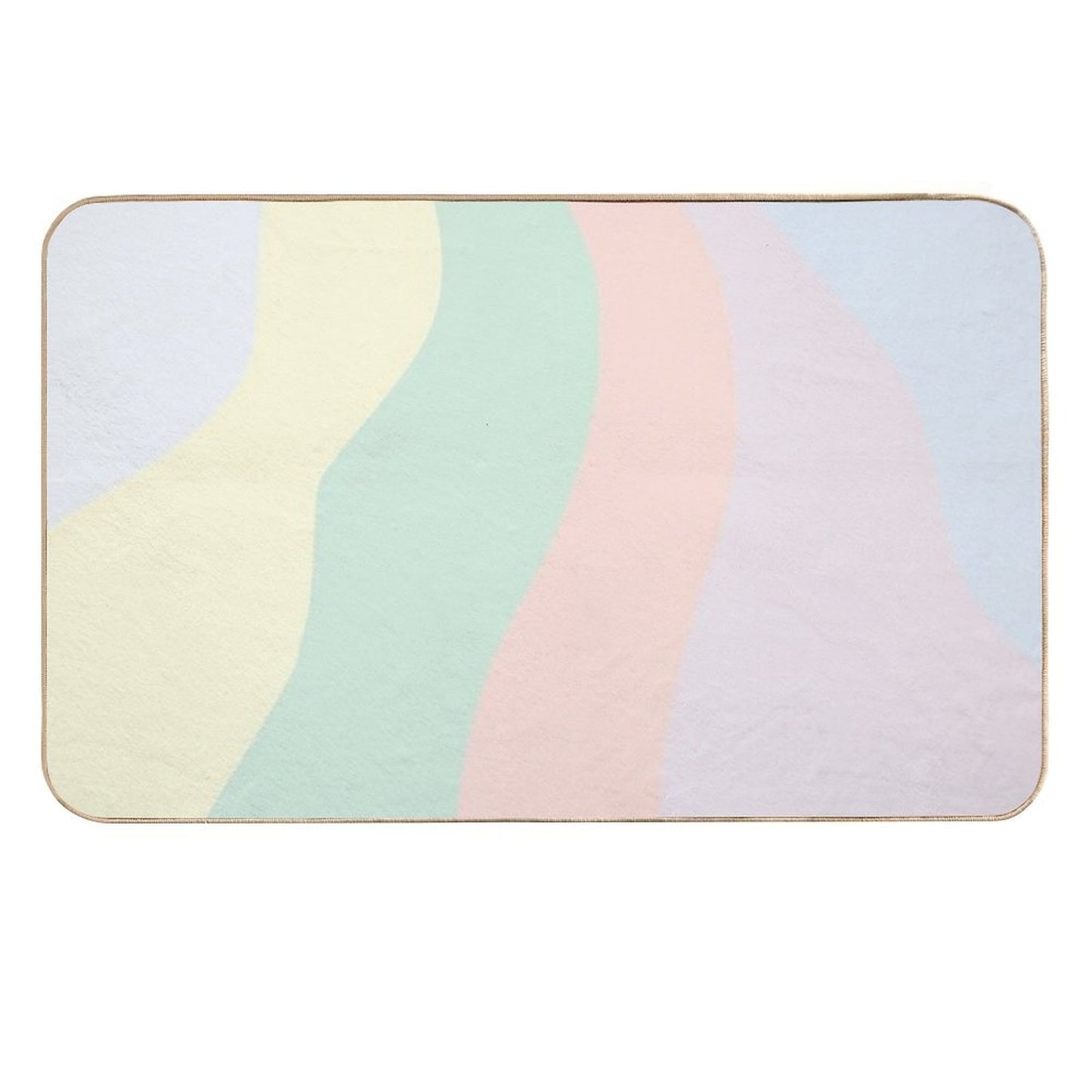 Pastel Background  Eco-Friendly Bath Mat