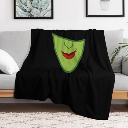 Elphaba From Wicked The Musical Sustainable Throw Blanket