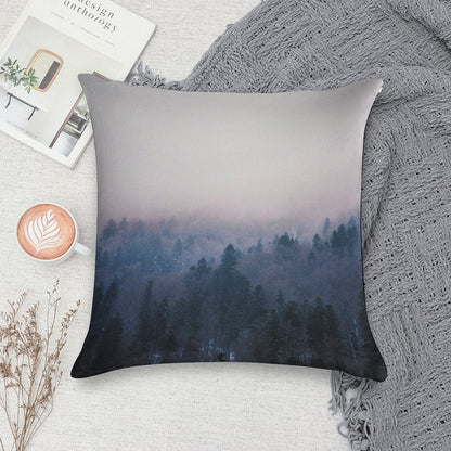 Home Again Soft Short Plush Fabric Throw Pillow