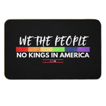 No Kings In America We The People Democracy Flag Political  Versatile Bath Mat