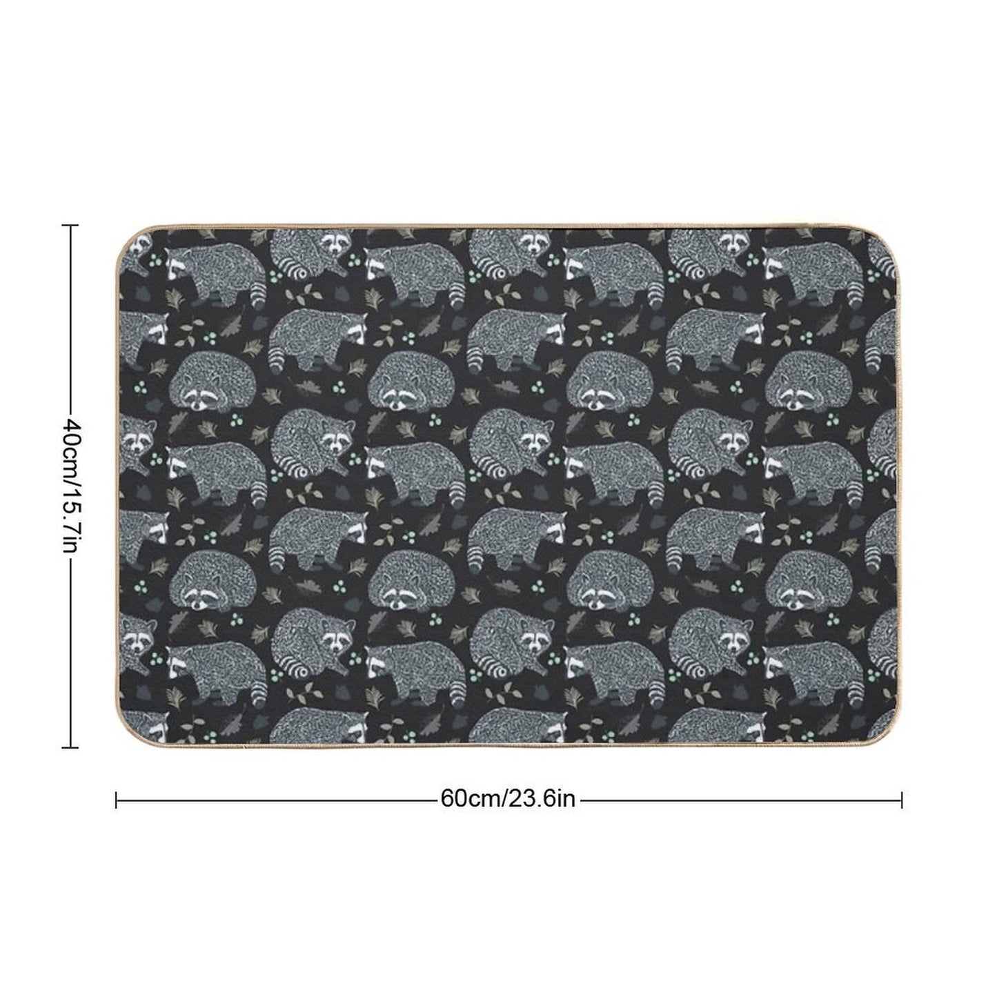 Raccoons!  Pet-Safe Bath Mat