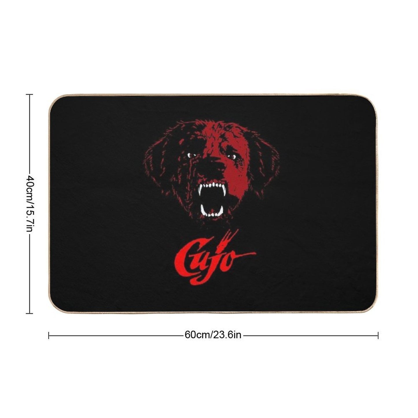 CUJO [dog]  Repositionable Bath Mat