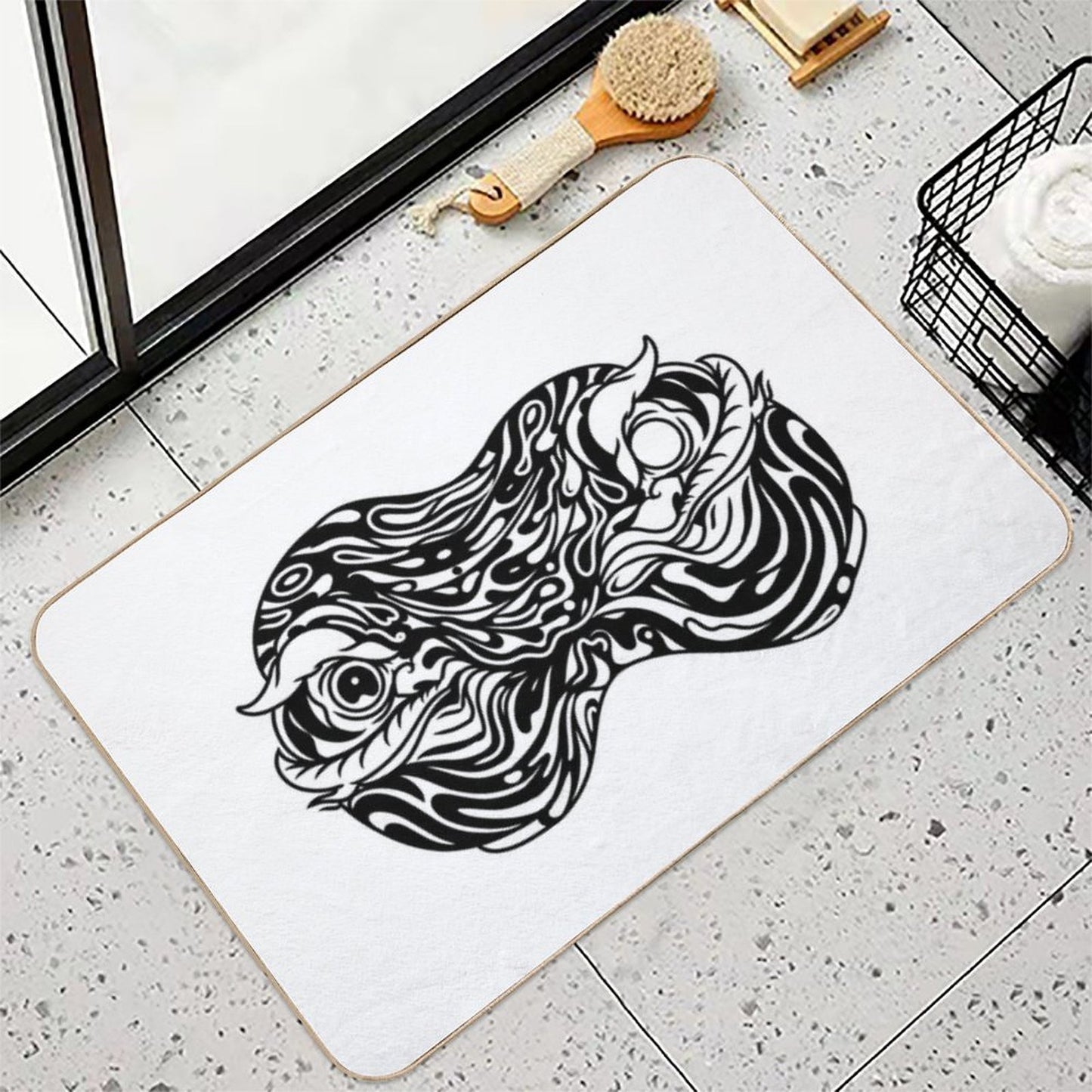 Daruma Melt  Repositionable Bath Mat