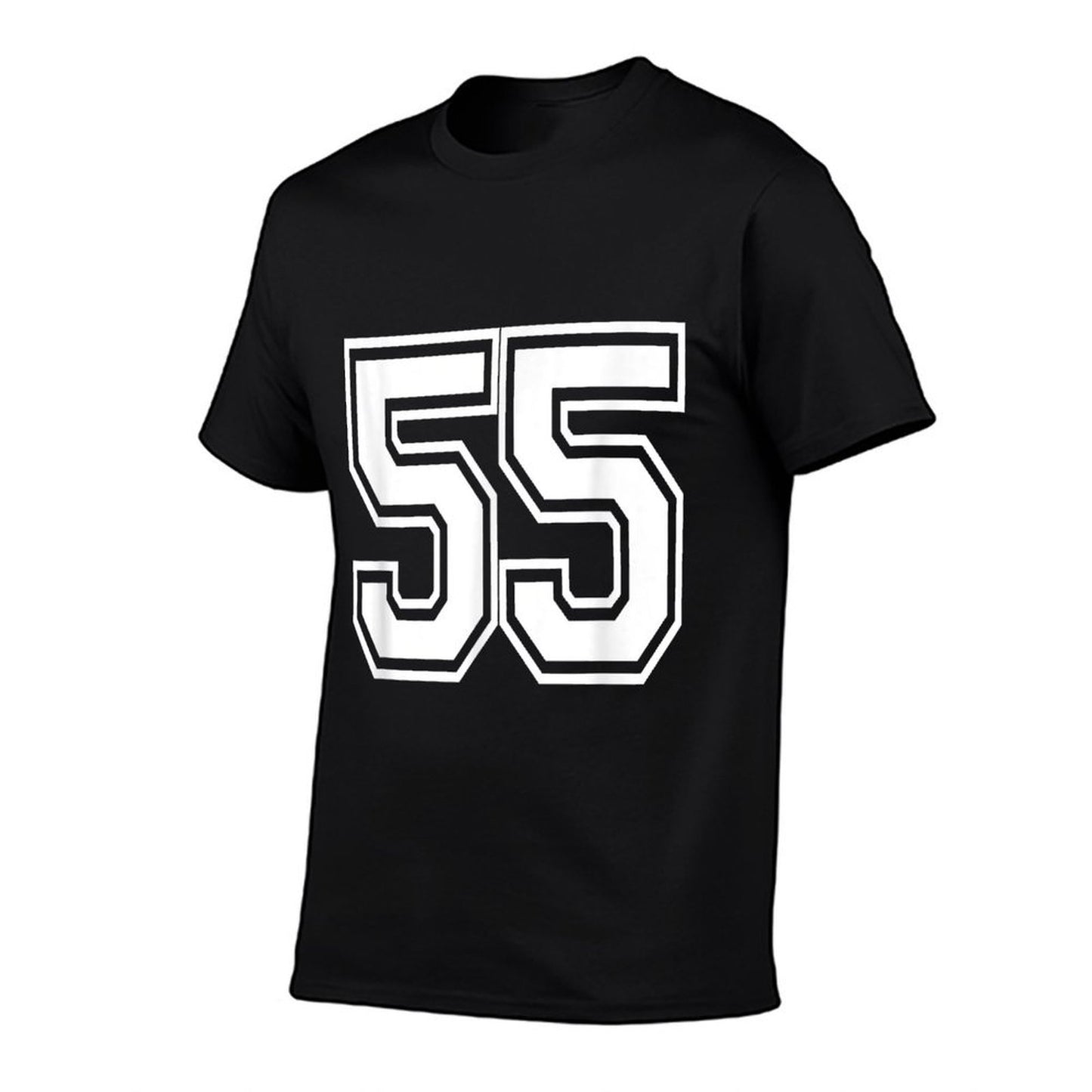 Number 55 Birthday Varsity Sports Team Jersey  Easy-care T-Shirt