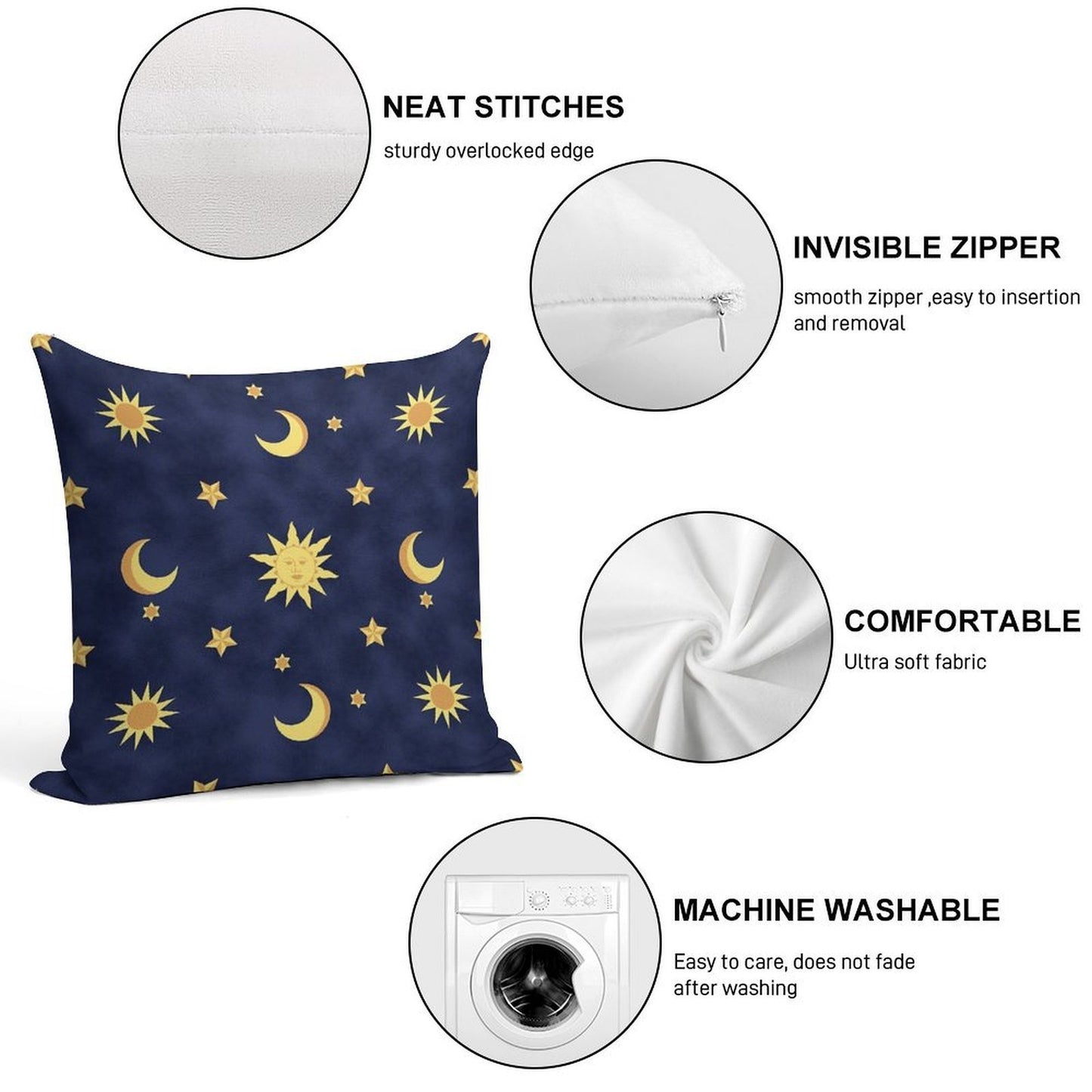 Another Celestial Mood Soft Home Decor Throw Pillow