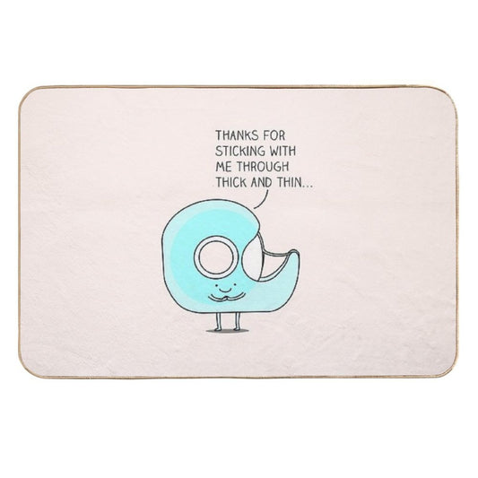 Let's Stick Together...  Slip-Resistant Bath Mat
